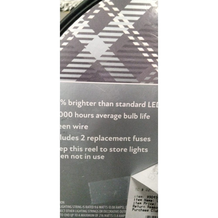 Member's Mark 50 LED C9 Lights - Warm White, Indoor/Outdoor, Connect Up to 22 Sets Retail $30.00