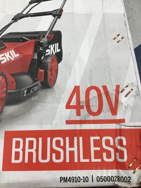 SKIL PWR CORE 40, PM4910-10, Cordless Lawn Mower, 40V, Brushless Motor, Single-Lever Height Adjustment Retail $300.00