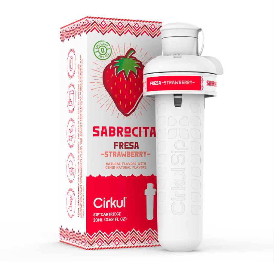 Cirkul Sabrocita Strawberry Flavor Cartridge  Drink Mix  1-Pack Retail $11.49