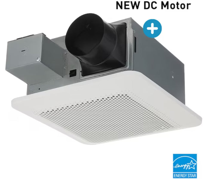 Panasonic WhisperRemodel DC 0.8-Sone 110-CFM White Bathroom Ventilator Fan
