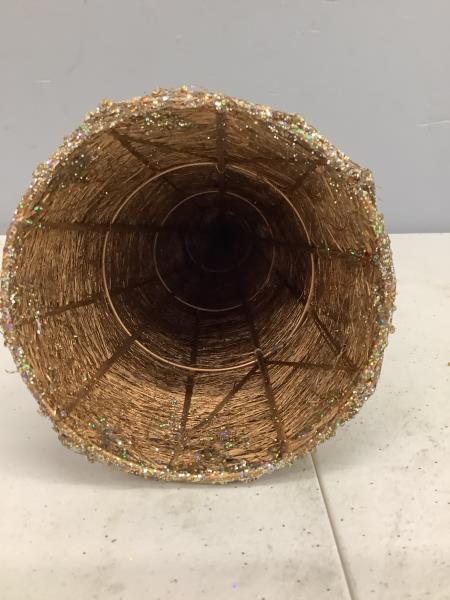 SparkleSphere Cone Tree - Glittered, Cone-Shaped Decorative Accent Retail $14.99