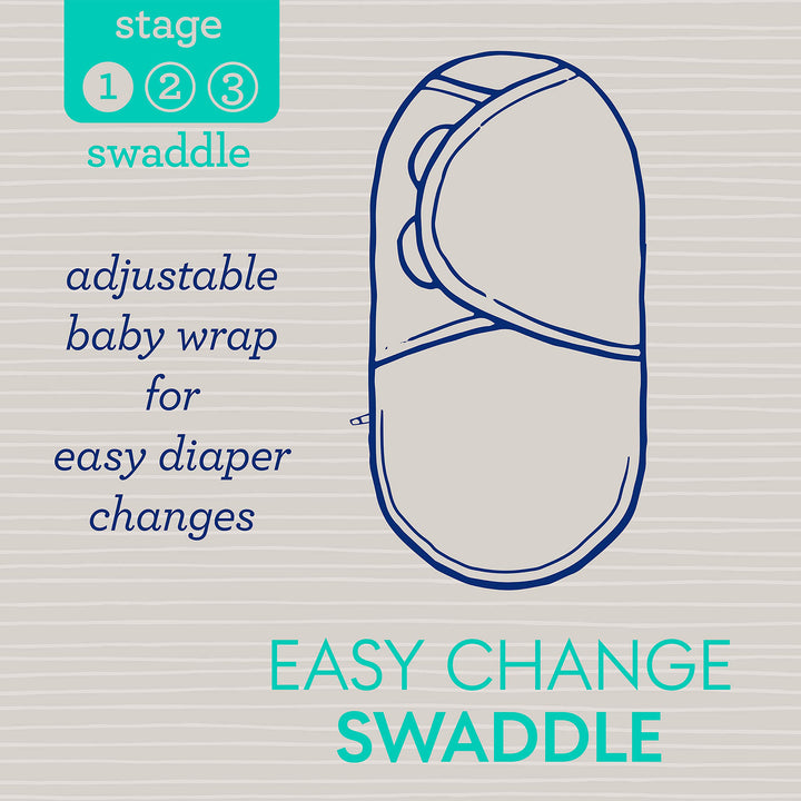 SwaddleMe Easy Change Swaddle Ã¢â‚¬â€œ Size Small/Medium, 0-3 Months, 2-Pack (Unicorn Universe)
