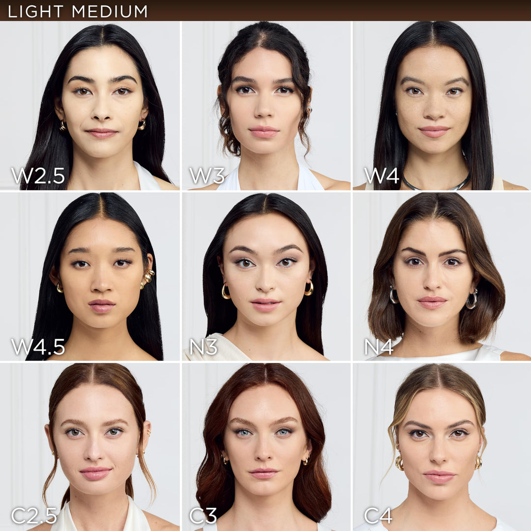 L'Oreal Paris True Match Super-Blendable Foundation, Medium Coverage Liquid Foundation Makeup, N4, Light Medium, 1 Fl Oz