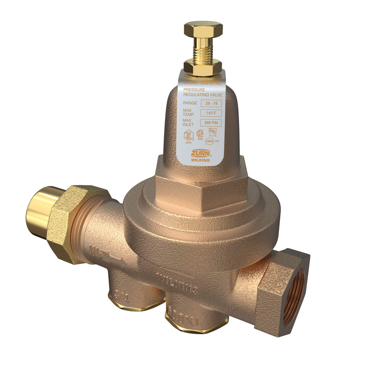 Zurn Wilkins 34-600XL 3/4" 600XLPressure Reducing Valve Retail $334.99