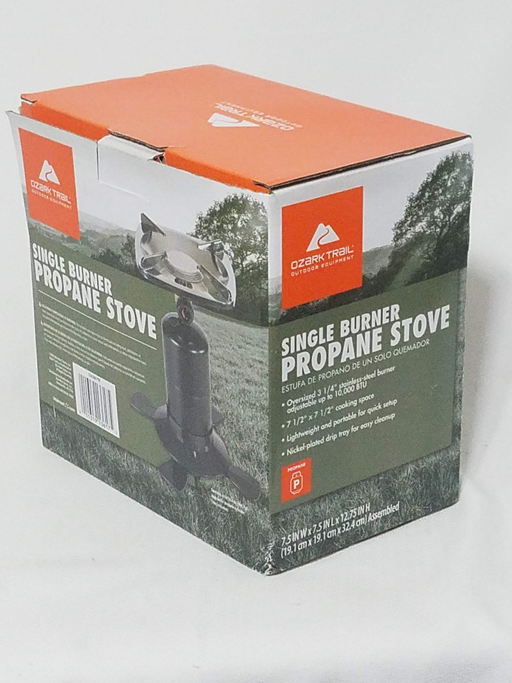OZARK Trail Single Burner Propane Stove Retail $25.77