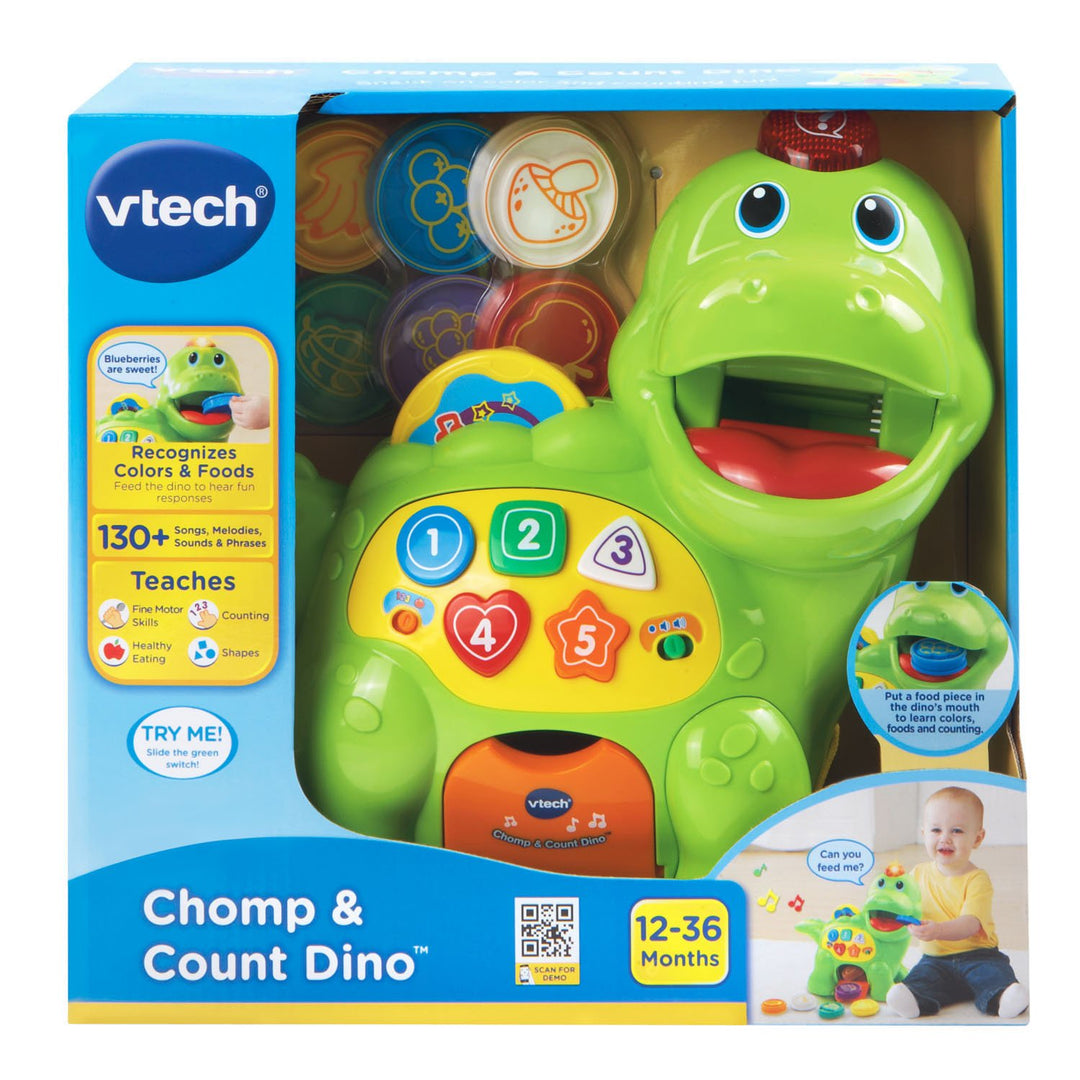 VTech Chomp and Count Dino, Green Retail $21.99