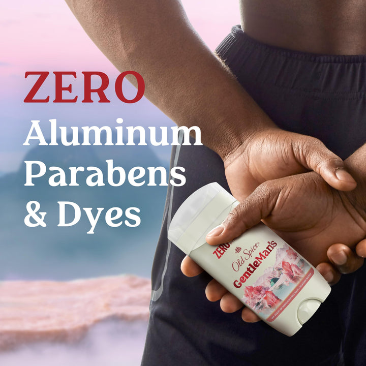 Old Spice GentleMan's Aluminum Free Dry Feel Deodorant for Men, 24/7 Lasting Freshness, Gentle on Skin with Skin Conditioners, Himalayan Sea Salt + Glacier Water Scent, 3.0 oz