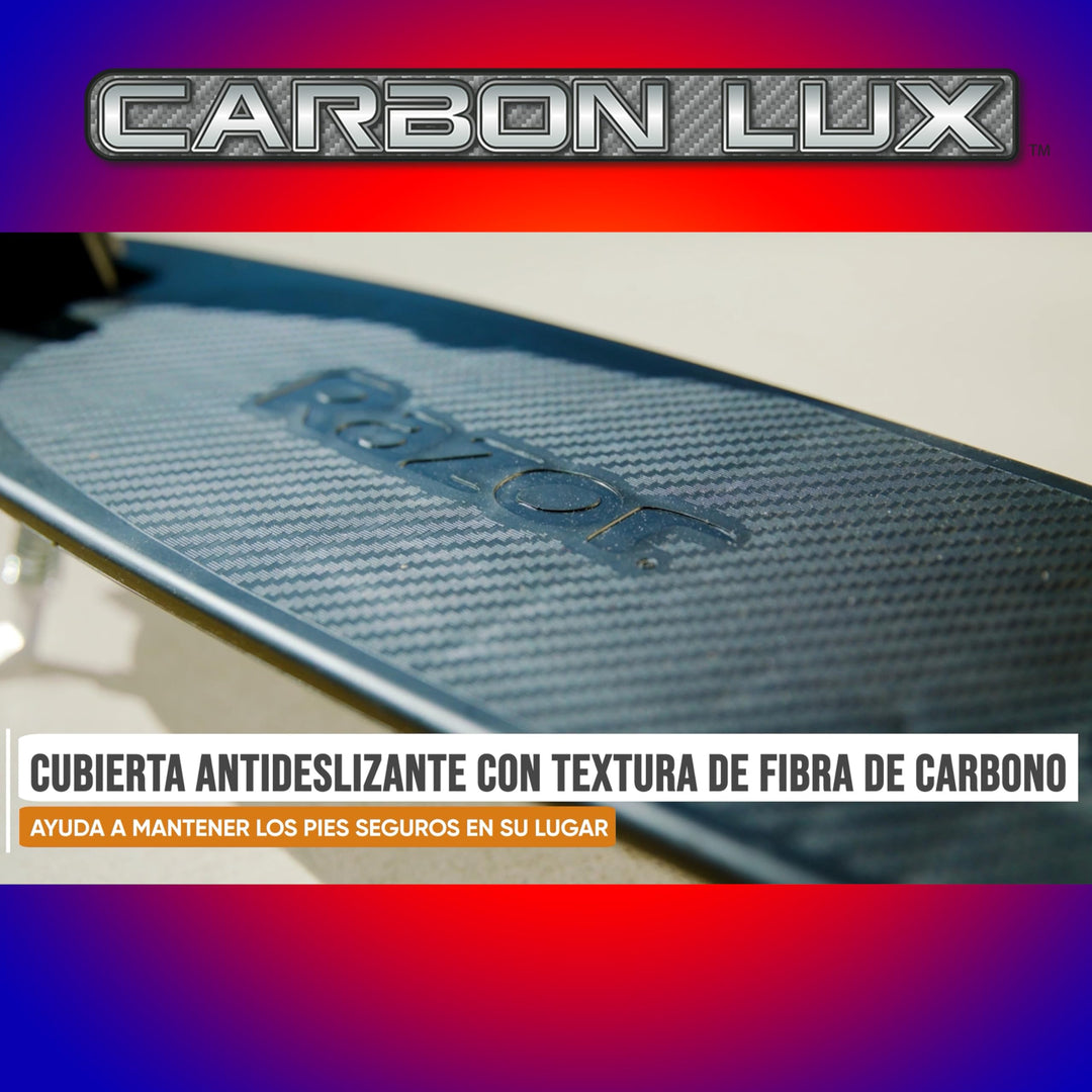 Razor Carbon Lux Scooter, Black Retail $79.99