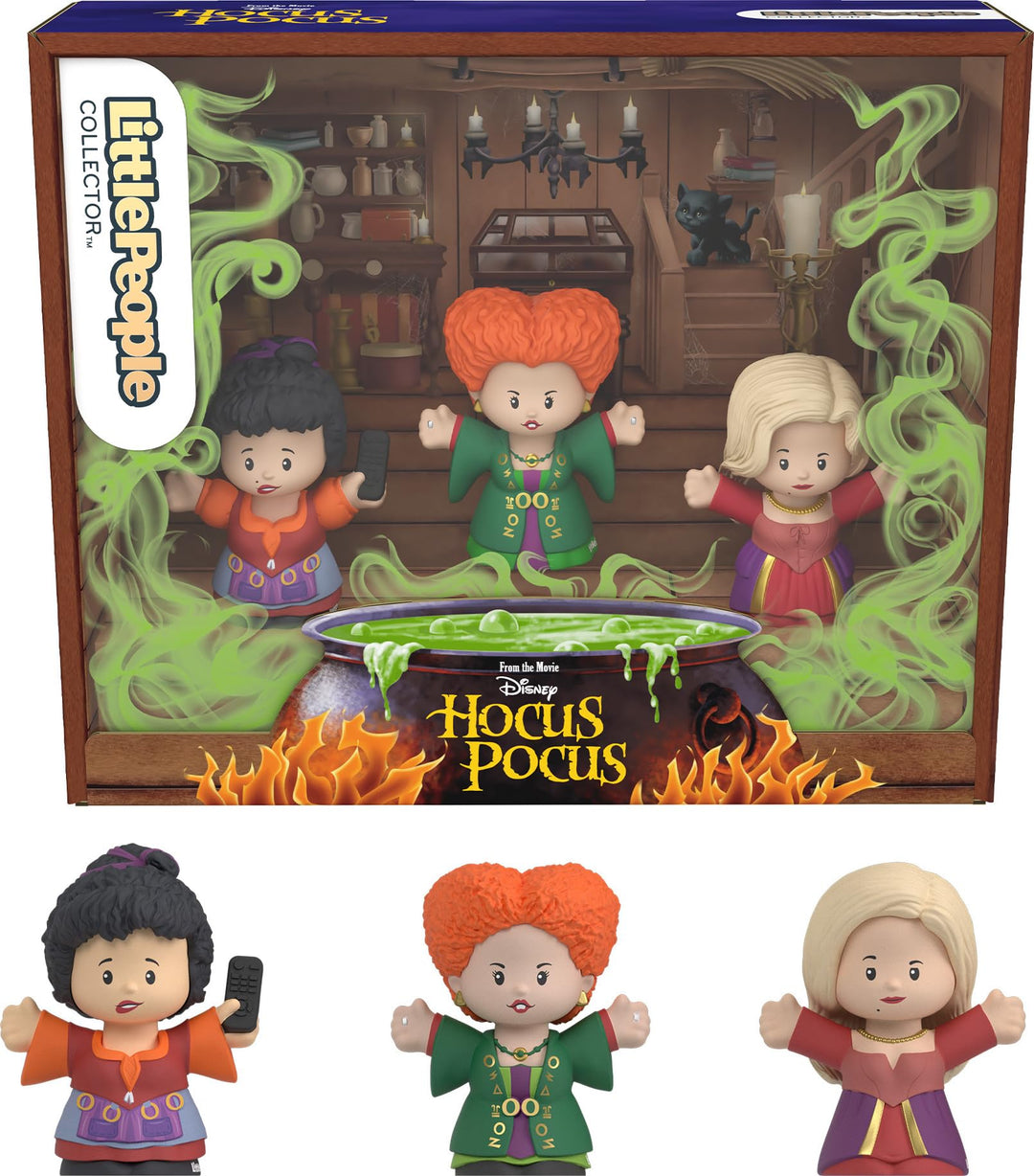 Little People Collector Disney Hocus Pocus Movie Special Edition Set for Adults & Fans, 3 Figures in a Display Package Retail $19.99
