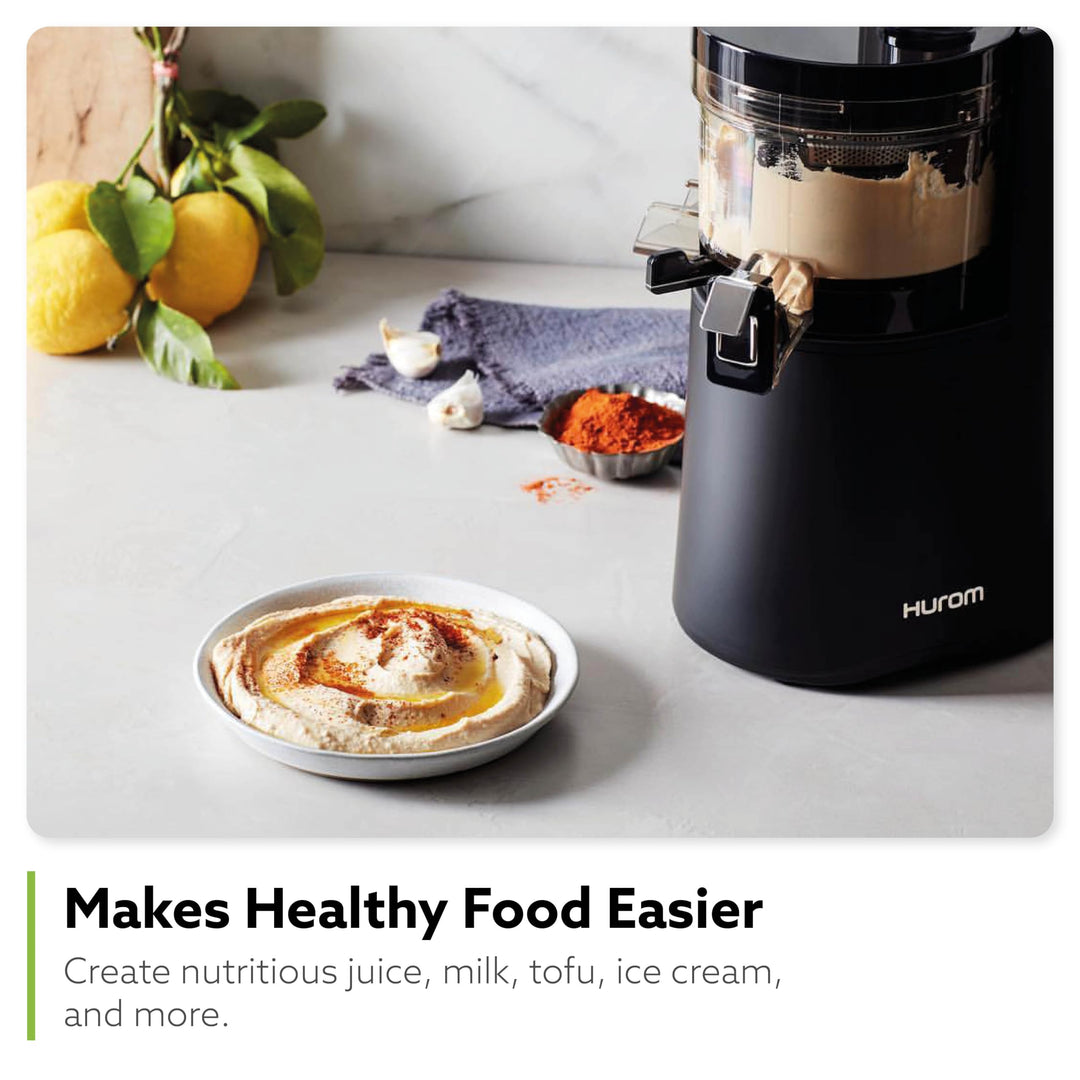 Hurom H-AA Cold Press Juicer Machine, Easy to Clean Masticating Slow Juicer, Coarse Strainer, Adjustable Lever, Minimal Juice Pulp, High Nutrient Extraction (Rose Gold) Retail $459.00