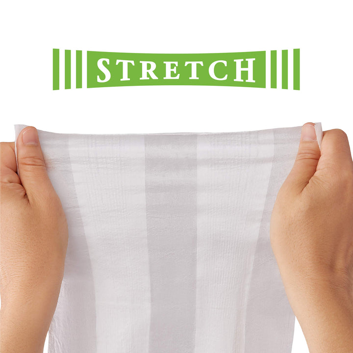 FitRight Stretch Ultra Adult Briefs, Incontinence Diapers with Tabs, Heavy Absorbency, Medium/Regular, 30 to 52", 20 Count