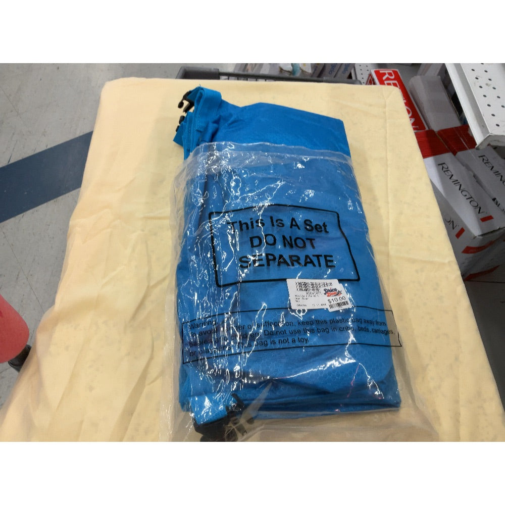 Set, Blue Bag - Insulated Interior, Mesh Details