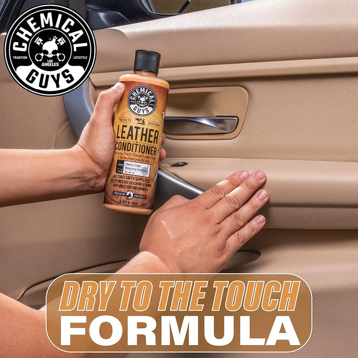 Chemical Guys Leather Conditioner, Vintage Series - Conditions, Nourishes, and Protects Natural, Synthetic, and Faux Leather Seats, Interiors, Apparel & Accessories, 16 fl oz Retail $19.99