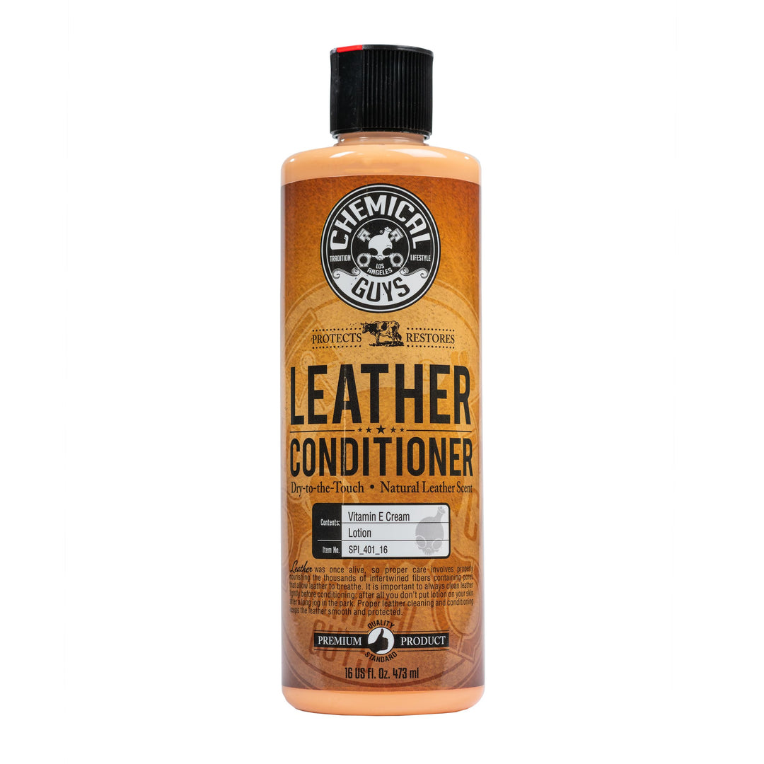 Chemical Guys Leather Conditioner, Vintage Series - Conditions, Nourishes, and Protects Natural, Synthetic, and Faux Leather Seats, Interiors, Apparel & Accessories, 16 fl oz Retail $19.99