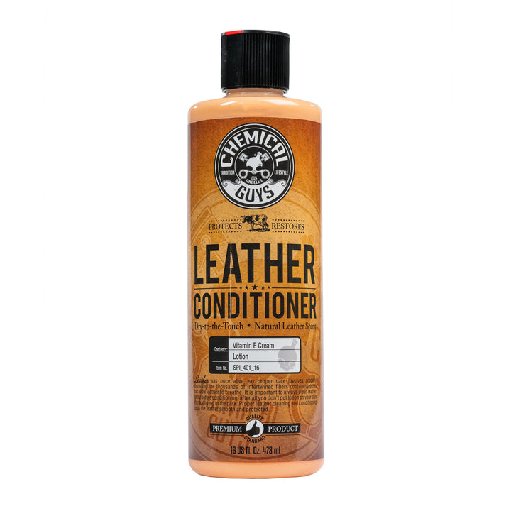 Chemical Guys Leather Conditioner, Vintage Series - Conditions, Nourishes, and Protects Natural, Synthetic, and Faux Leather Seats, Interiors, Apparel & Accessories, 16 fl oz Retail $19.99