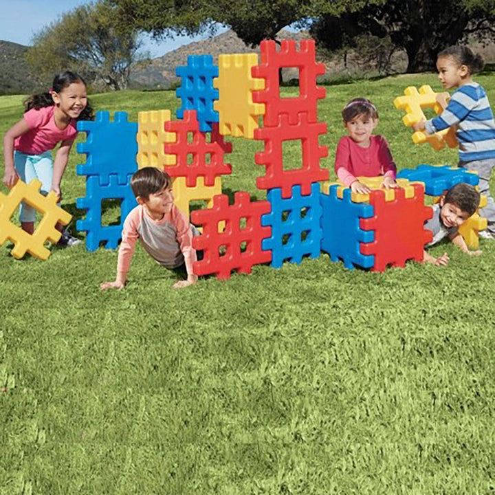 Little Tikes Big Waffle Block Set - 18 pieces, Blue/Red/Yellow Retail $82.99