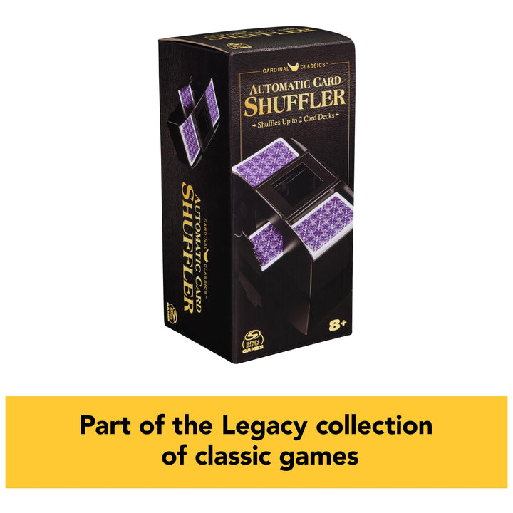 Spin Master Games, Cardinal Classics Premium Automatic Card Shuffler for Poker & Other Games, Family Game Night, Easy-to-Use for Adults & Kids, for Ages 8 & Up Retail $6.88