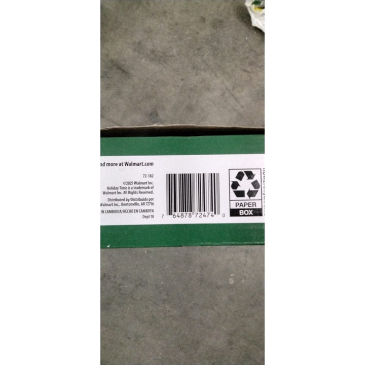 Holiday Time 25 Multicolor Ultra Bright C9 LED Lights - Indoor/Outdoor, Green Wire Retail $20.00