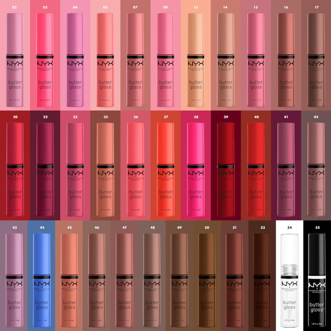 NYX PROFESSIONAL MAKEUP Butter Gloss, Non-Sticky Lip Gloss - Devil's Food Cake (Deep Plum)