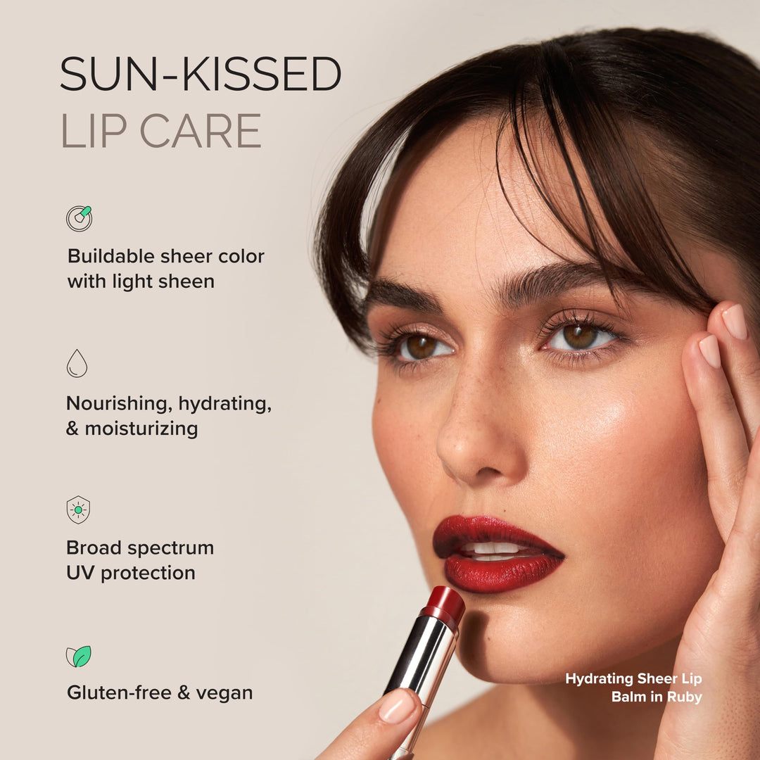 MDSolarSciences Tinted Sheer Lip Balm SPF 30 | Hydrating Lip Sunscreen | Shea Butter, Jojoba & Avocado Oils | Moisturizing, Vegan, & Clean| 0.15 oz, Spice