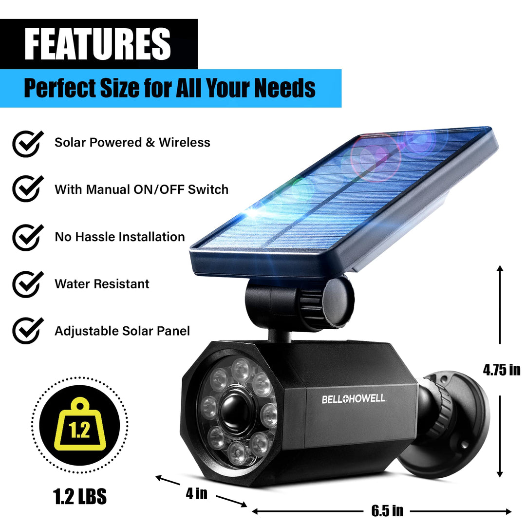 Bell+Howell Bionic Spotlight Motion Solar Spot Lights Outdoor Waterproof, Landscape Light, Outdoor Solar Yard Lighting Weather Resistant, Super Bright LED Lights, for Garden, Lawn As Seen On TV Retail $24.95
