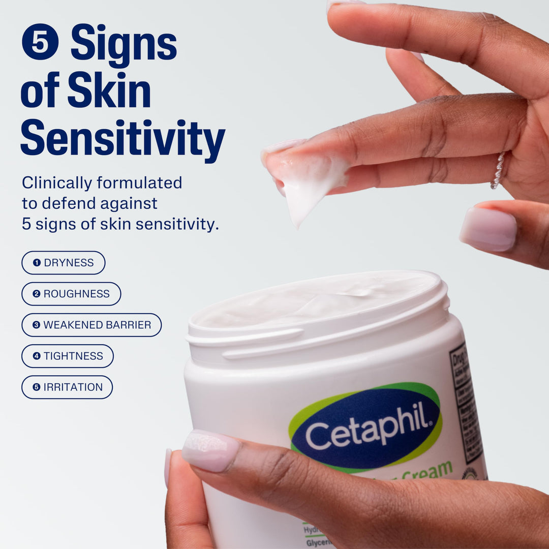 Cetaphil Face & Body Moisturizer, Hydrating Moisturizing Cream for Dry to Very Dry, Sensitive Skin, NEW 20 oz, Fragrance Free, Non-Comedogenic, Non-Greasy (Packaging May Vary) Retail $15.79