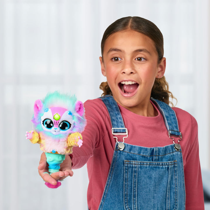 Magic Mixies Magic Genie Lamp with Interactive 8 inch Rainbow Magic Plush, Ages 5+ Retail $42.49