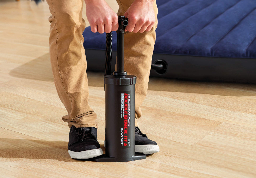 Intex Double Quick III S Hand Pump, 14.5", Black Retail $14.99
