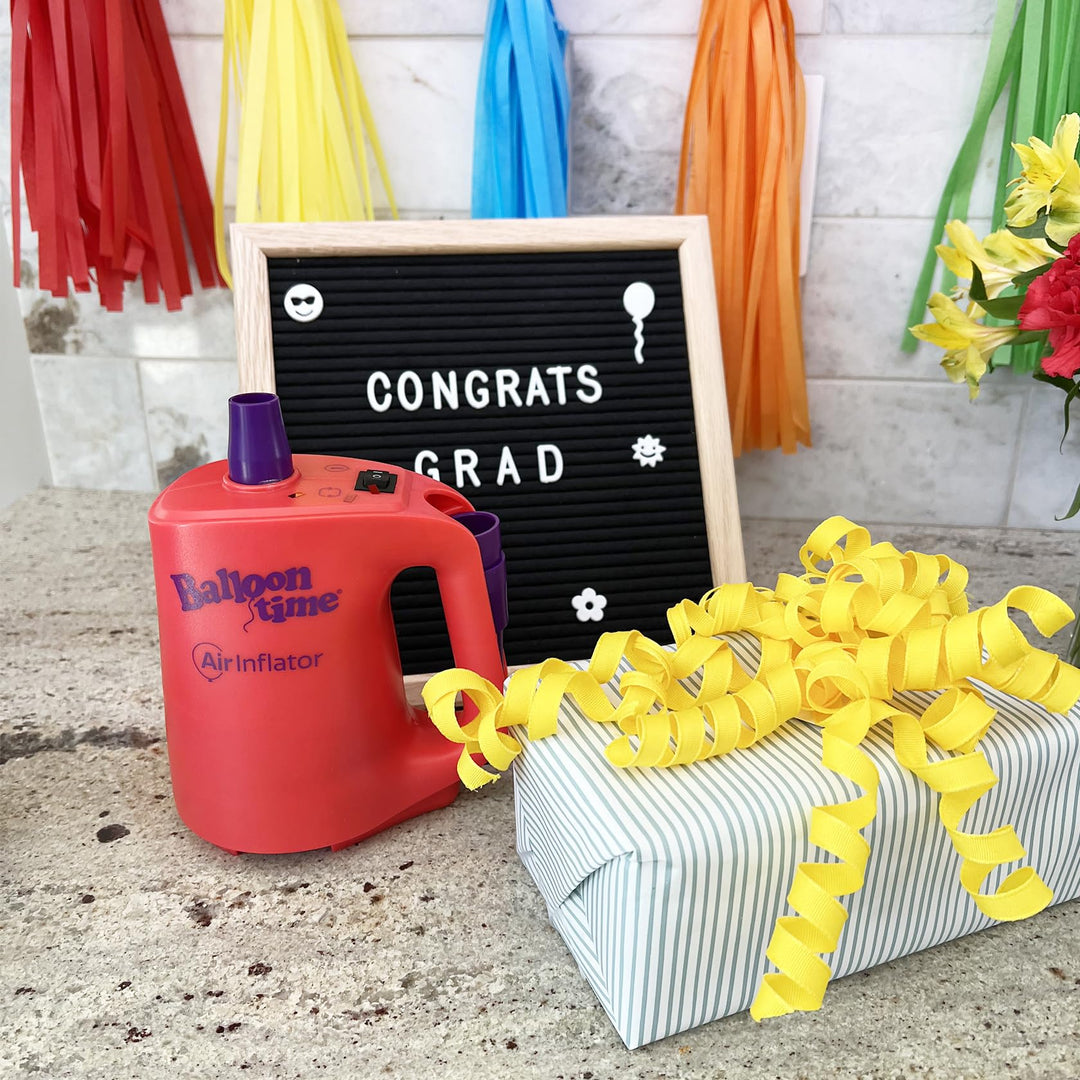 Balloon Time Electric Air Inflator and Deflator - Powerful Portable Electric Air Pump for Balloons, Balloon Arch, Party Decorations, Inflatables, and Air Mattresses Retail $27.99