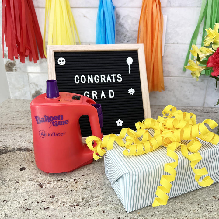 Balloon Time Electric Air Inflator and Deflator - Powerful Portable Electric Air Pump for Balloons, Balloon Arch, Party Decorations, Inflatables, and Air Mattresses Retail $27.99