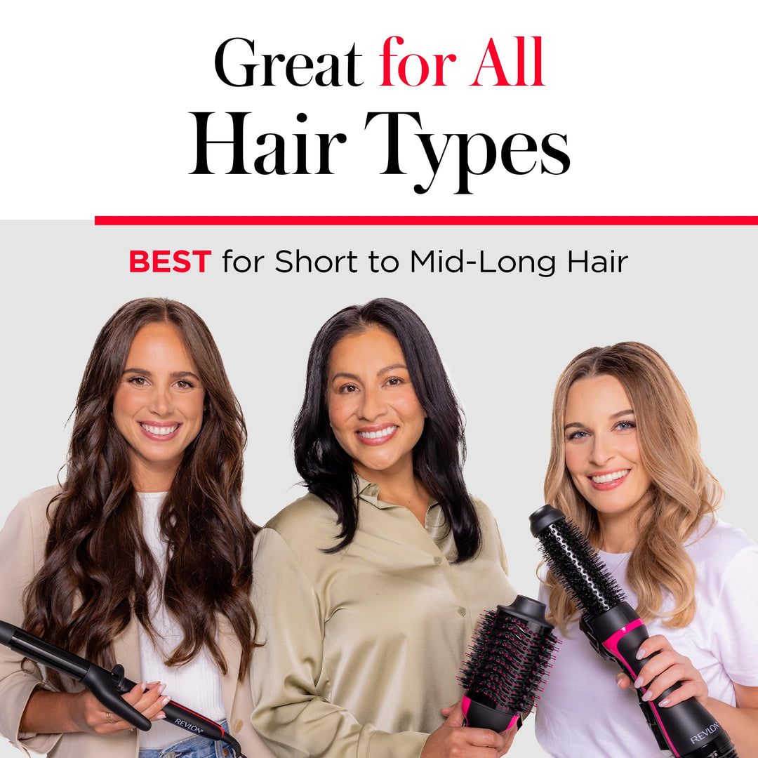 REVLON One Step Volumizer PLUS Hair Dryer and Styler | More Volume, Less Damage, and More Styling Control for Easy and Fast Salon-Style Blowouts, Plus Travel Friendly (Teal)