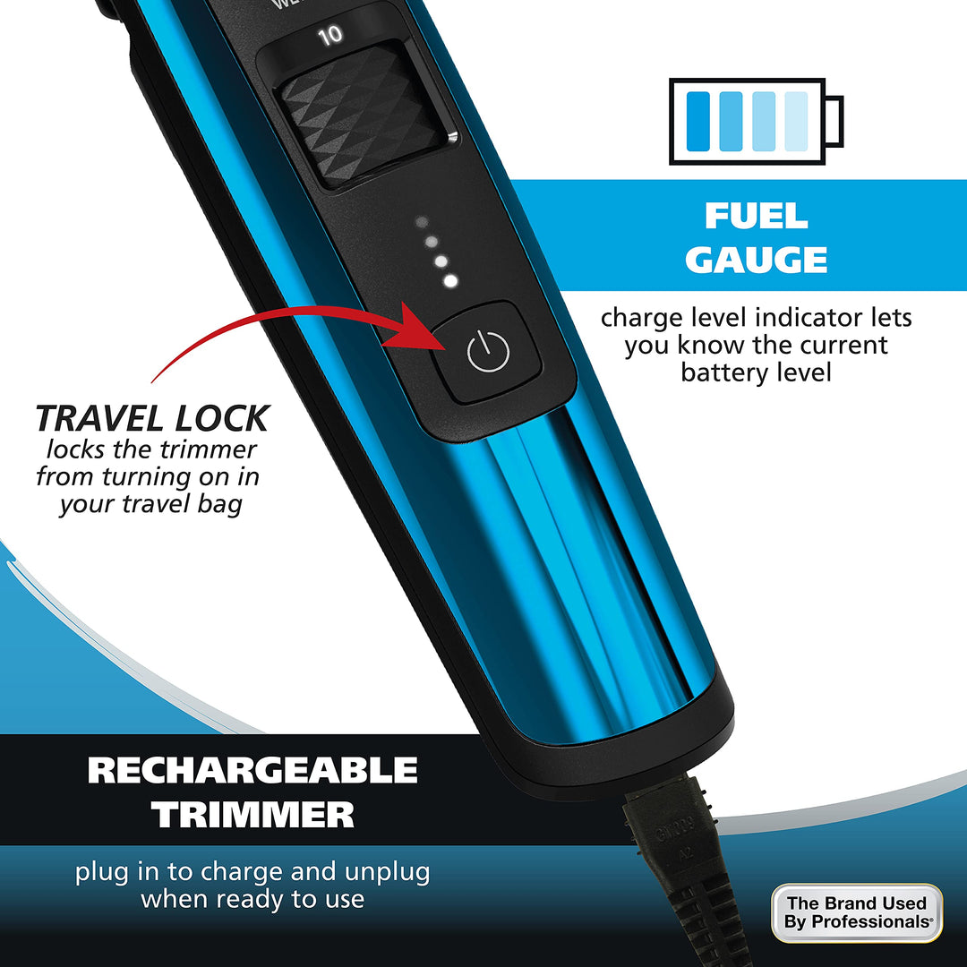 Wahl ManscaperÃ‚Â® Total Body Grooming and Your Hair Down There Rechargeable Deluxe Hair Trimmer and Shaver with Safe-Touch Detachable Stainless Steel Precision Blades - Model 5708