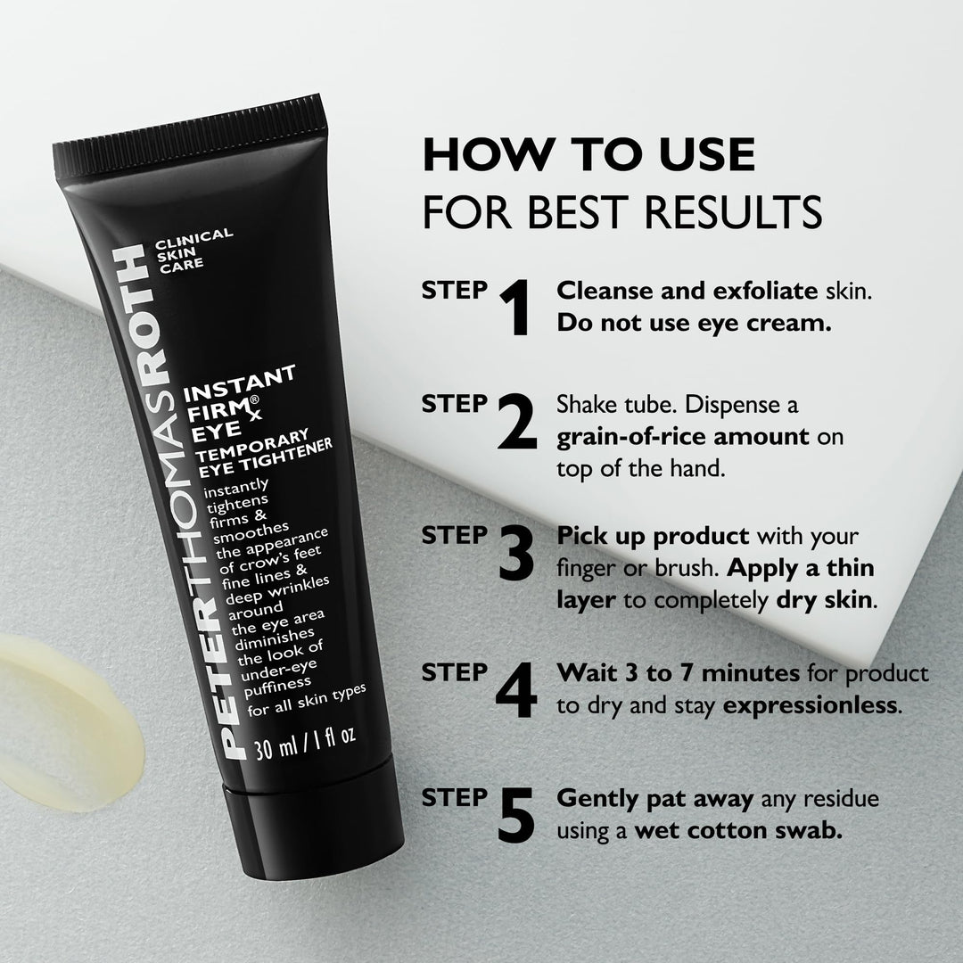 Peter Thomas Roth | Instant FIRMxÃ‚Â® Temporary Eye Tightener | Firm and Smooth the Look of Fine Lines, 1 oz