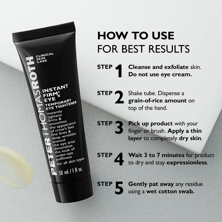 Peter Thomas Roth | Instant FIRMxÃ‚Â® Temporary Eye Tightener | Firm and Smooth the Look of Fine Lines, 1 oz
