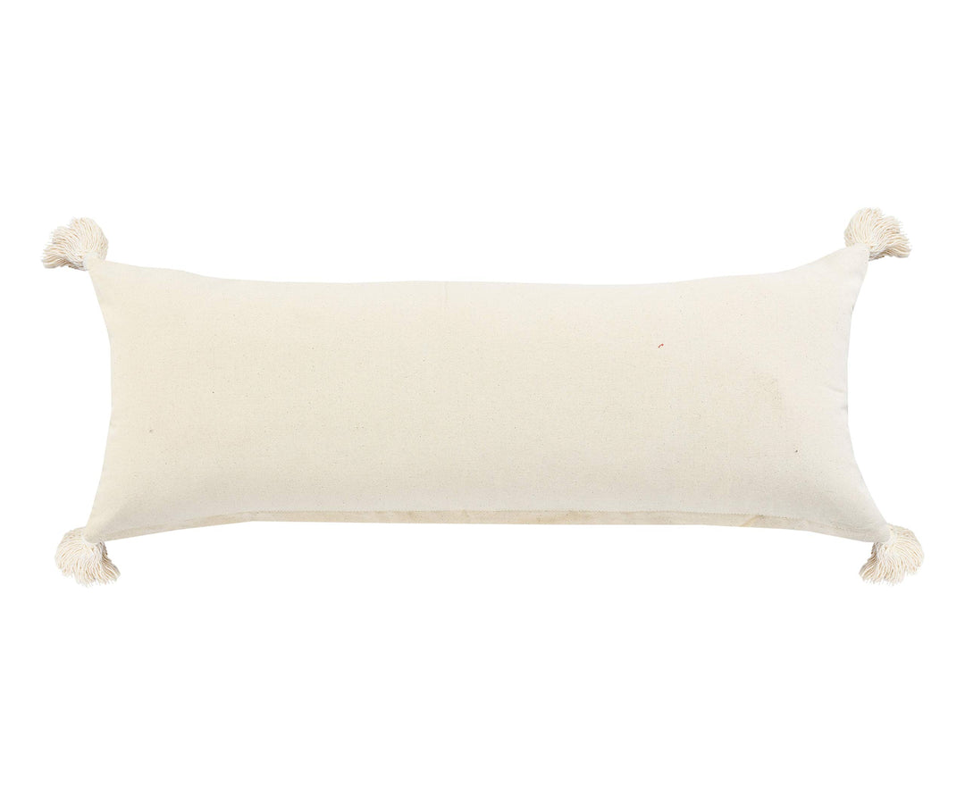 L.R. Resources Inc Polyfiled Cover and Insert Included Throw Pillow, 14" X 36", Brown/Multicolor Retail $21.61