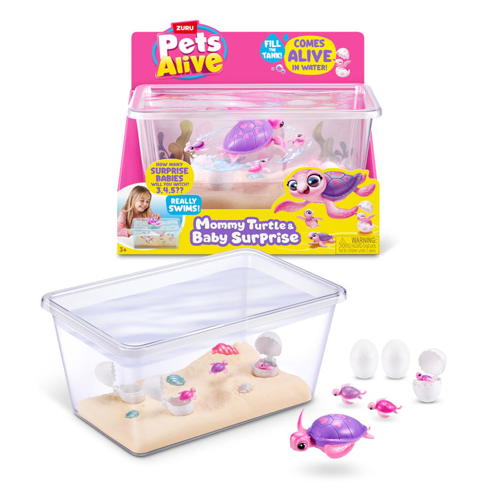 Pets Alive Mommy Turtle Surprise by ZURU, Robot Toy Pet Turtle Retail $19.99
