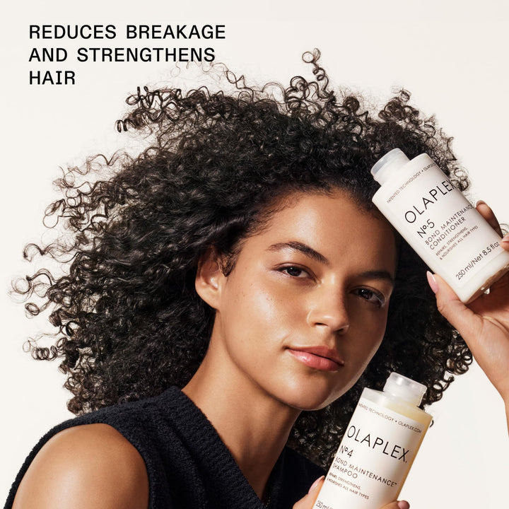 Olaplex No. 4 Bond Maintenance Shampoo, Repairs, Strengthens, & Nourishes All Hair Types, Adds Shine & Leaves Hair Feeling Soft, 33.8 fl oz