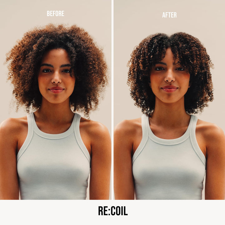 AG Care Re:Coil Curl Activator Curl Cream with Keratin Amino Acids - Ultra-Nourishing Curly Hair Cream for Defined, Healthy Curls, 6 Fl Oz