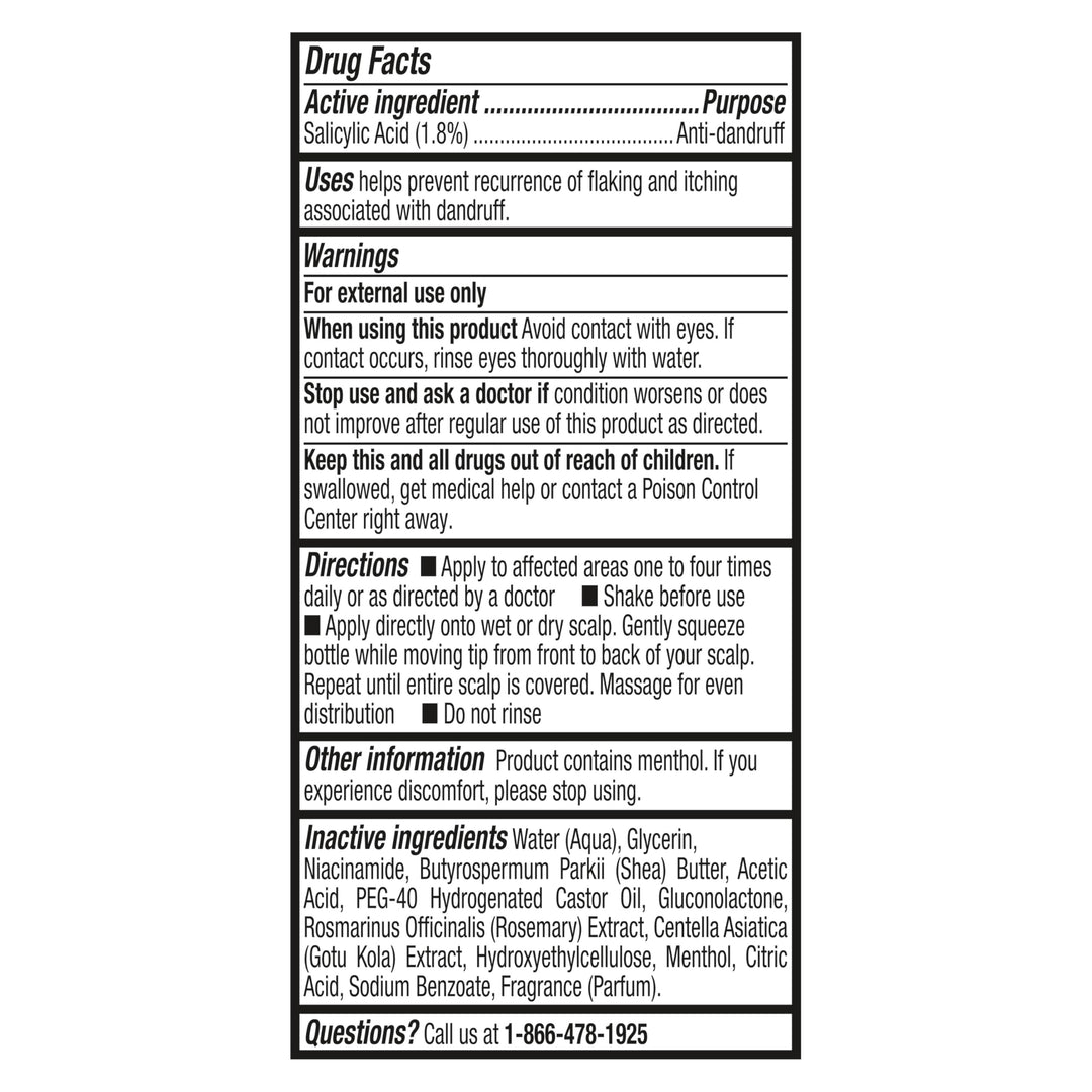 SheaMoisture Anti-Dandruff Leave-In Apple Cider Vinegar & Salicylic Acid To Soothe Scalp System for a Healthier Scalp 4 oz