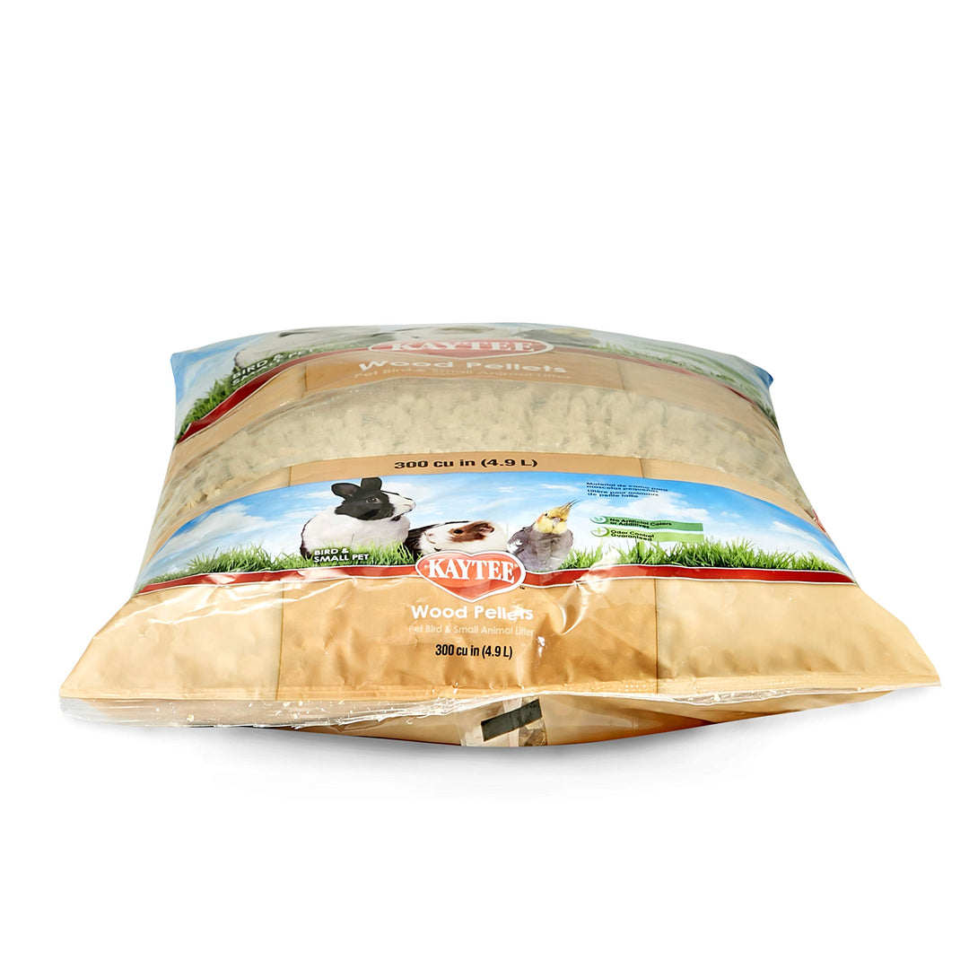 Kaytee Wood Pellets Pet Bird & Small Animal Litter for Ferrets, Guinea Pigs, Rats, Chinchillas, Hamsters, Gerbils, Rabbits, Mice, Hedgehogs and Dwarf Hamsters, 4.9 Liter, 8 Pound Bag Retail $10.49
