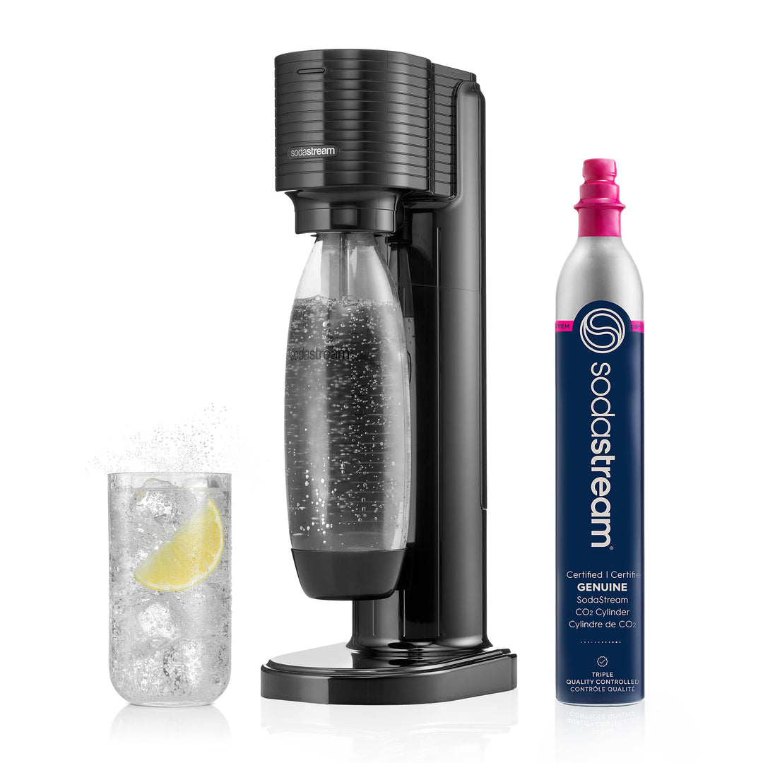 SodaStream Gaia Sparkling Water Maker, Black Retail $69.99