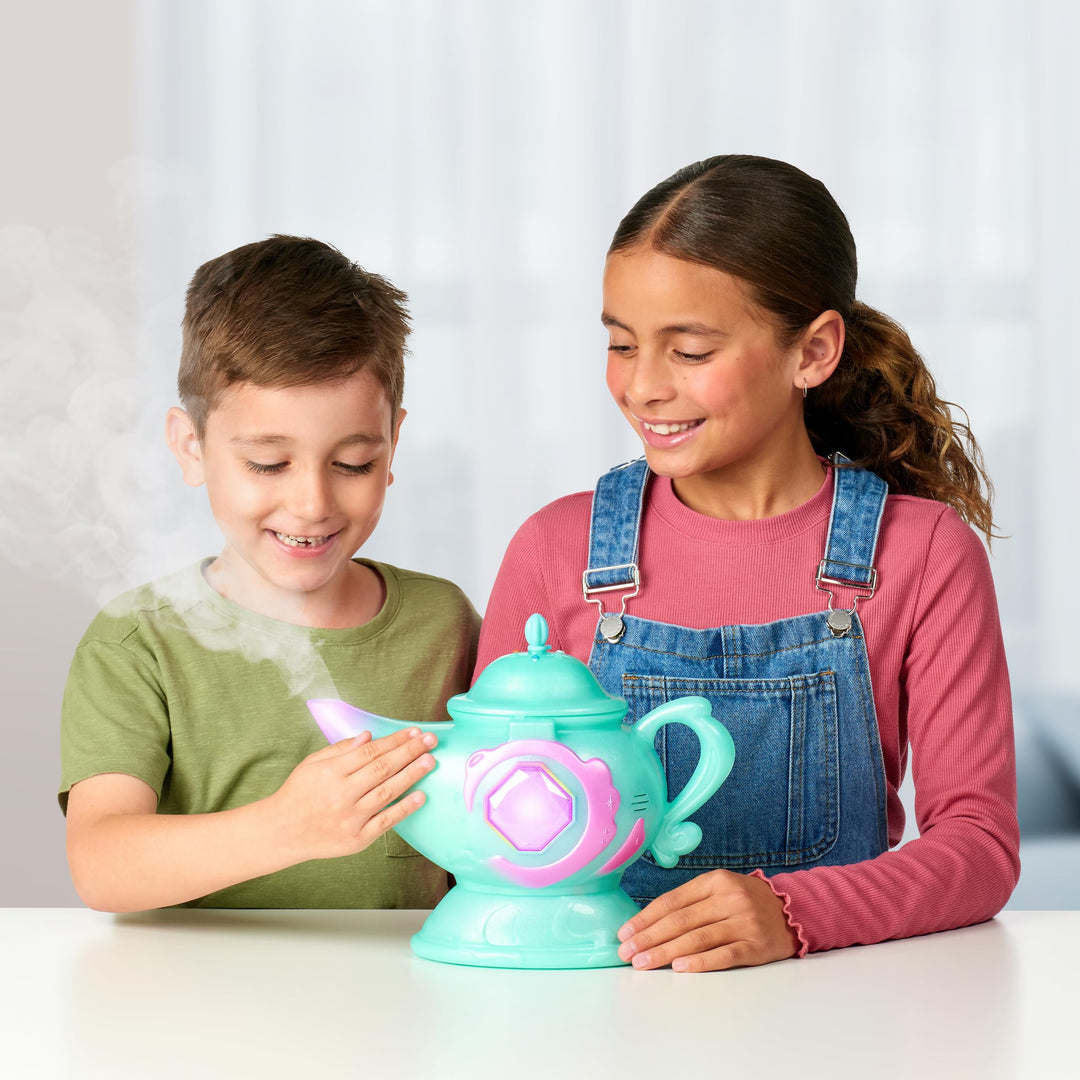 Magic Mixies Magic Genie Lamp with Interactive 8 inch Rainbow Magic Plush, Ages 5+ Retail $42.49