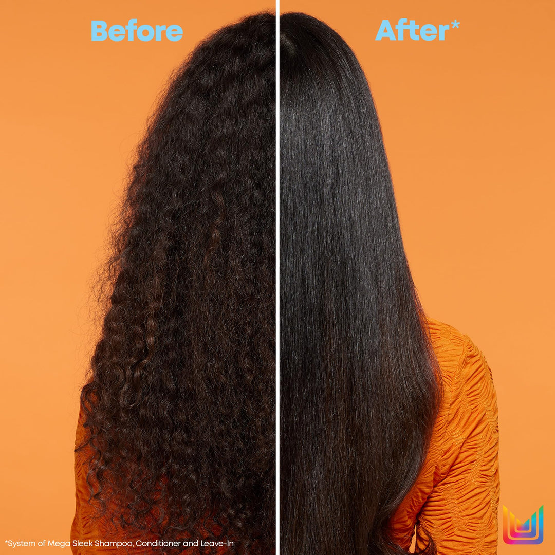 Matrix Mega Sleek Shampoo - Anti-Frizz Moisturizing Shampoo, Smoothing and Detangling, For Dry & Damaged Hair, Salon Professional Formula, With Shea Butter, Vegan, 33.8 Fl Oz Retail $46
