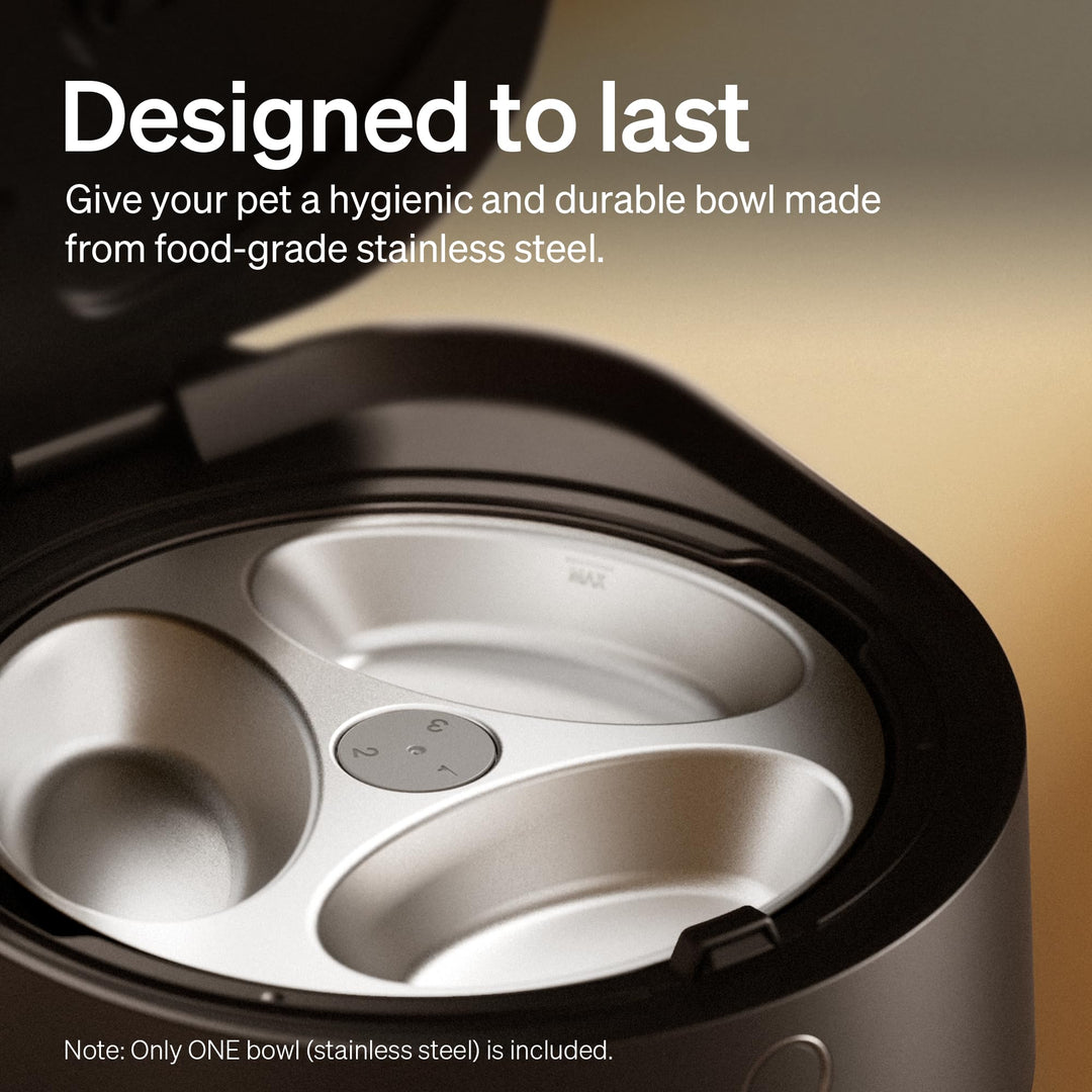 PETLIBRO Automatic Cat Feeder Wet Food with Stainless Steel Bowl, Refrigerated Auto Cat Feeder with Semiconductor Cooling, 3 Fresh Meals for 3 Days, App-Controlled Pet Food Dispenser, Easy to Clean Retail $179.99