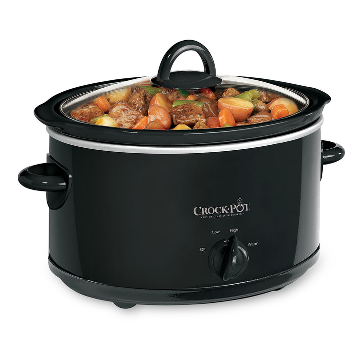 Crock-Pot 4-Quart Manual Slow Cooker, Black Retail $19.99