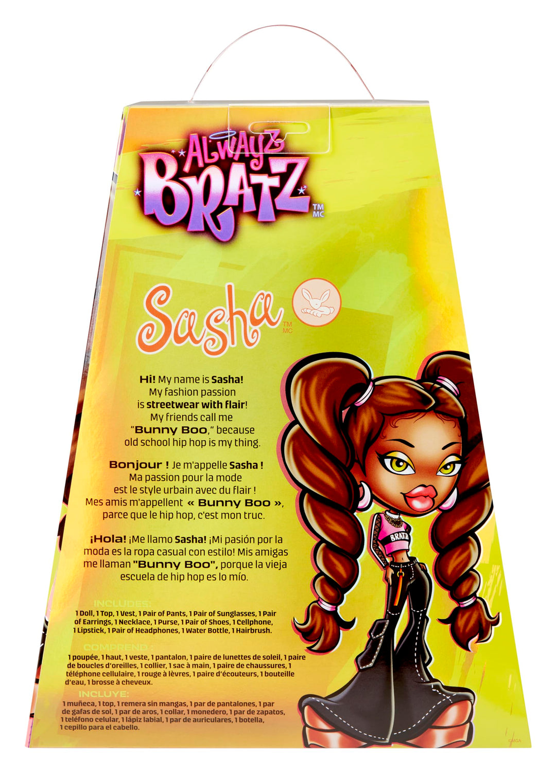 Alwayz Bratz Sasha Fashion Doll with 10 Accessories and Poster Retail $28.00