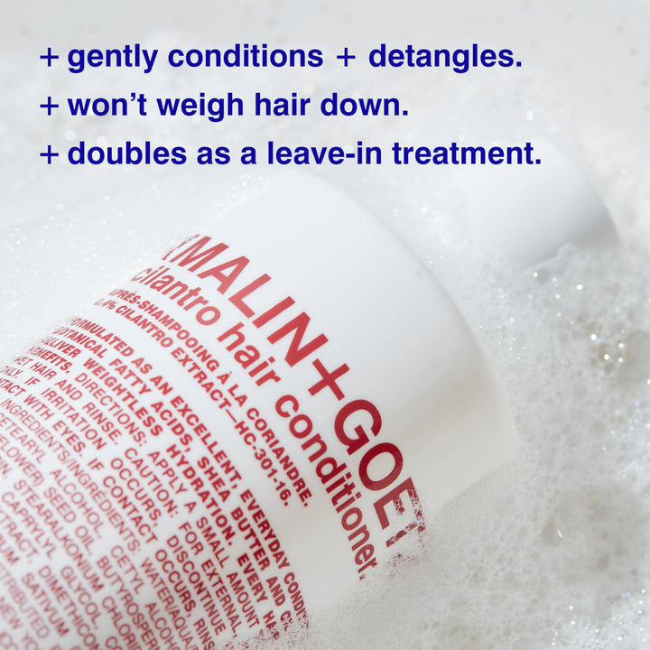 MALIN+GOETZ Cilantro Hair Conditioner 16 oz | Everyday Essential Conditioner with Cilantro Extract, Shea Butter, Fatty Acids | Hydrates, Detangles, Reduces Frizz | Vegan, Cruelty-Free
