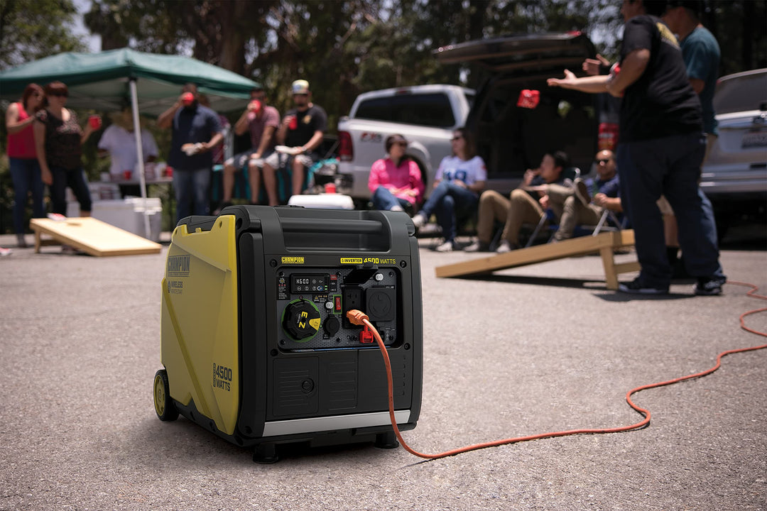 Champion Power Equipment 4500-Watt Wireless Remote Start RV Ready Portable Inverter Generator with Quiet Technology and CO Shield Retail $1,049.00