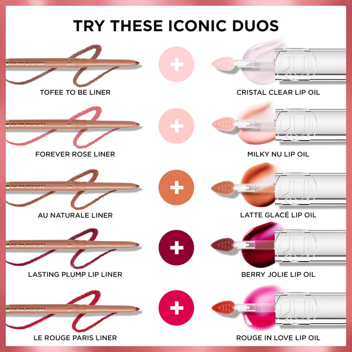 L'Oreal Paris Plump Ambition Hyaluron Lip Oil, 24 HR Lip Gloss with Hyaluronic Acid, Volumizing Formula with Glass-Like Shine, Rouge In Love 380, 0.16 Fl Oz Retail $13.99