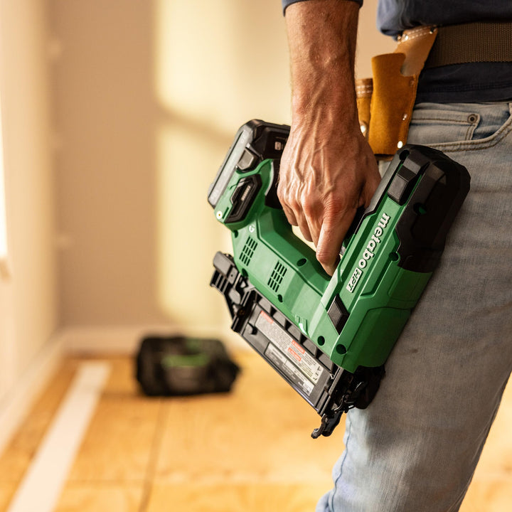 Metabo HPT 18V MultiVolt Compact Cordless Brad Nailer Kit, 18 Gauge Nailer with Power Tool 2.0Ah Lithium Ion Battery, Drives 5/8" to 2" Brad Nails, 700 per Charge, NT1850DG
